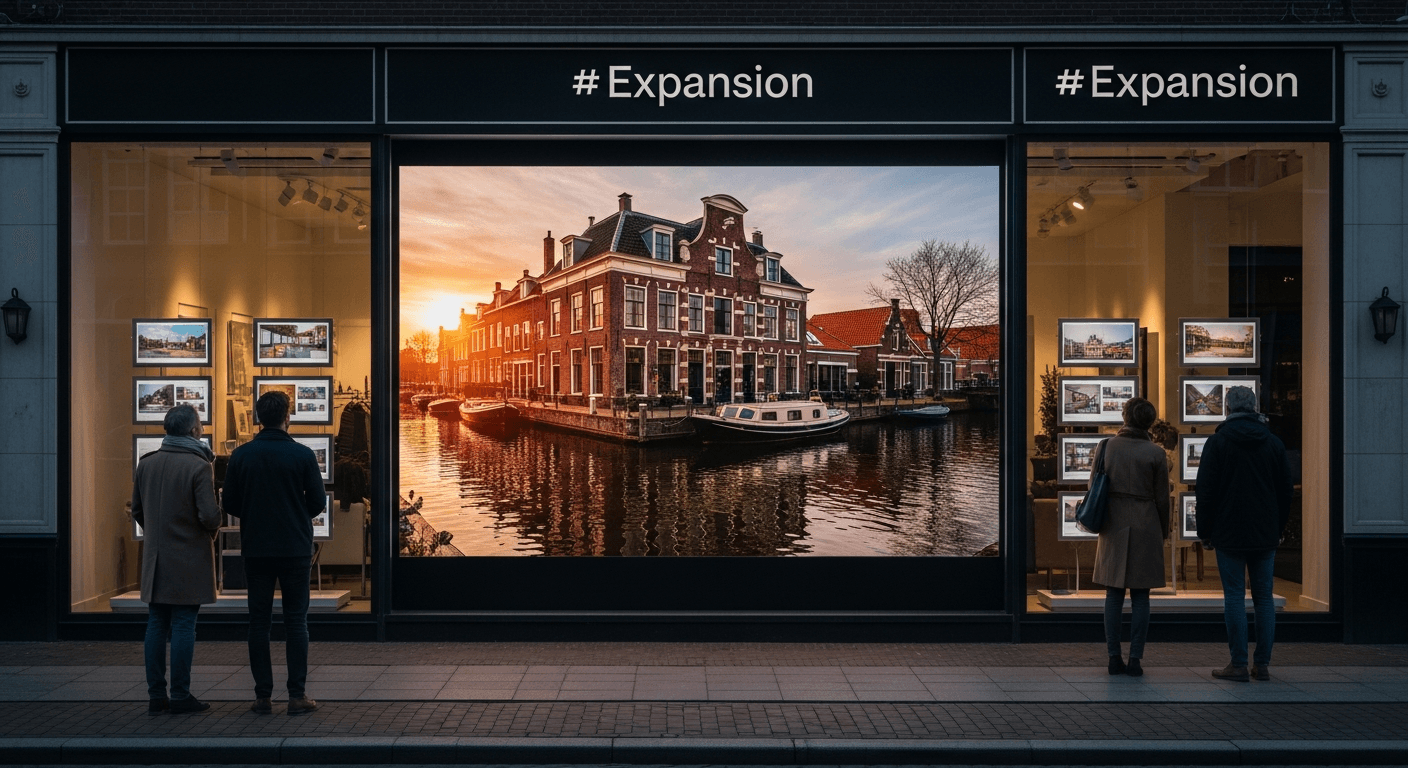 LED-schermen voor de etalage